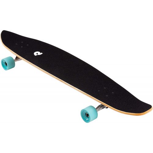  Retrospec Zed Longboard Skateboard Complete Cruiser Bamboo & Canadian Maple Wood Cruiser w/ Reverse Kingpin Trucks for Commuting, Cruising, Carving & Downhill Riding