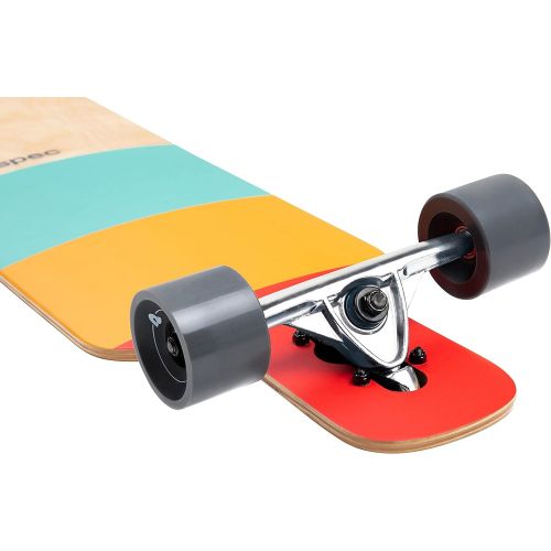  Retrospec Rift Drop-Through Longboard Skateboard Complete