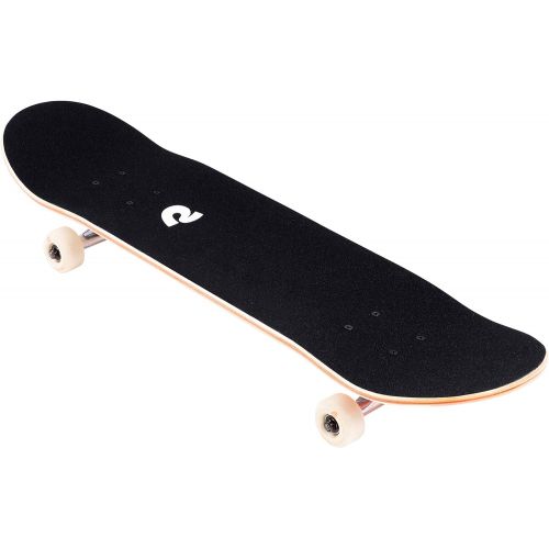  Retrospec Alameda Skateboard Complete Canadian Maple Wood Deck w/ 5.5 Inch Aluminum Alloy Trucks for Commuting, Cruising, Carving & Downhill Riding