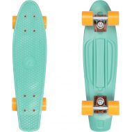 Retrospec Quip Skateboard 22.5 and 27 Classic Retro Plastic Cruiser Complete Skateboard with ABEC 7 Bearings and PU Wheels