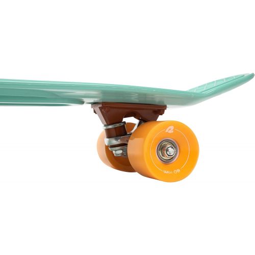  Retrospec Quip Skateboard 22.5 and 27 Classic Retro Plastic Cruiser Complete Skateboard with ABEC 7 Bearings and PU Wheels