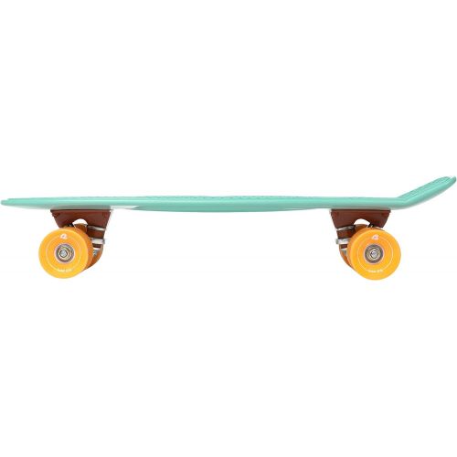  Retrospec Quip Skateboard 22.5 and 27 Classic Retro Plastic Cruiser Complete Skateboard with ABEC 7 Bearings and PU Wheels