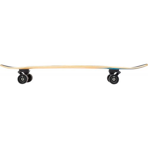  Retrospec Zed Longboard Skateboard Complete Cruiser Bamboo & Canadian Maple Wood Cruiser w/ Reverse Kingpin Trucks for Commuting, Cruising, Carving & Downhill Riding