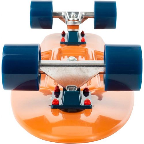  Retrospec Quip Skateboard 22.5 and 27 Classic Retro Plastic Cruiser Complete Skateboard with ABEC 7 Bearings and PU Wheels