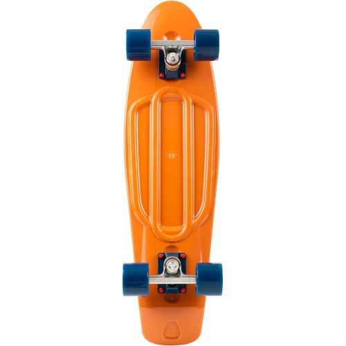  Retrospec Quip Skateboard 22.5 and 27 Classic Retro Plastic Cruiser Complete Skateboard with ABEC 7 Bearings and PU Wheels