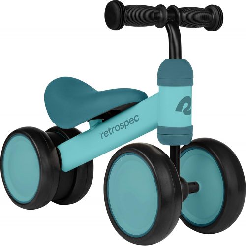  Retrospec Cricket Baby Walker Balance Bike with 4 Wheels for Ages 12-24 months - Toddler Bicycle Toy for 1 Year Old’s - Ride On Toys for Boys and Girls