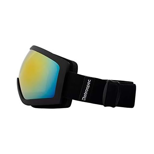  Retrospec G1 Ski & Snowboard Goggles for Men & Women