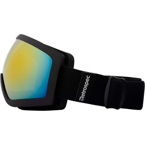  Retrospec G1 Ski & Snowboard Goggles for Men & Women