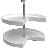 Rev-A-Shelf 2 Tier Pie-Cut Lazy Susan for Corner Base Cabinets, Plastic, 28