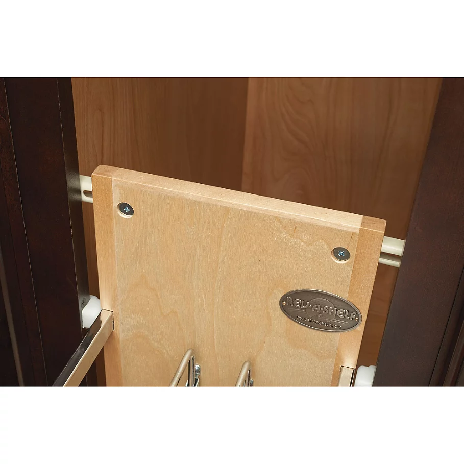  Rev-A-Shelf Pull-Out Wood Tray Divider Cabinet Organizer with Ball-Bearing Soft-Close Slides