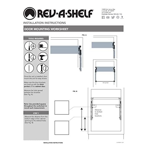  Rev-A-Shelf 4WCTM-18DM2 35 Quart Pull-Out Double Waste Trash Container Bin for Base Kitchen Cabinet, White & Maple