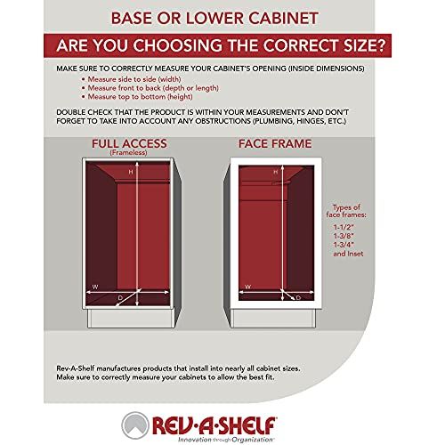  Rev-A-Shelf RV-15KD-17C S Double 27 Quart Sliding Pull Out Waste Bin Container for Base Kitchen Cabinet with 11-Inch Opening, Gray