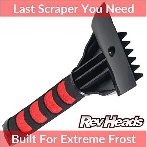  RevHeads ICE Scraper for Cars and Small Trucks - Dang Near Indestructible Ice Scrapers from Scrape Frost and Ice