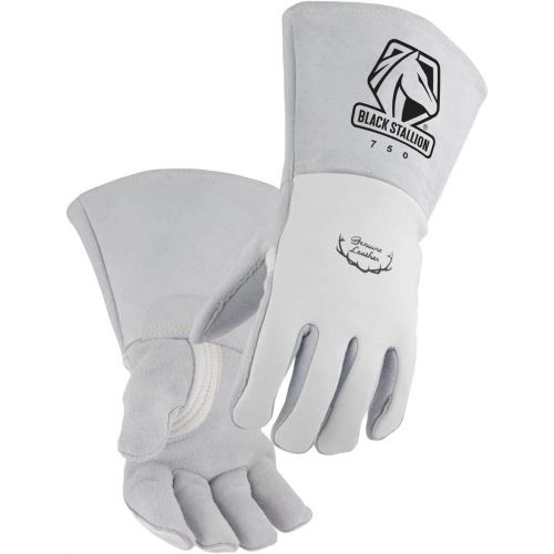  Revco Premium Grain Elkskin Stick Welding Gloves - Nomex Backing, Size X-Large