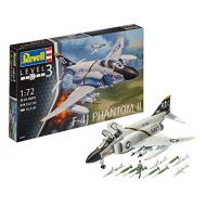 [아마존 핫딜]  [아마존핫딜]Revell Modellbausatz Flugzeug 1:72 - F-4J Phantom II im Massstab 1:72, Level 3, originalgetreue Nachbildung mit vielen Details, 03941