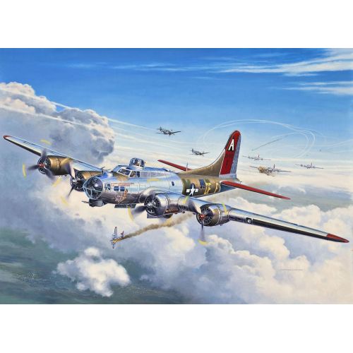  [아마존 핫딜]  [아마존핫딜]Revell Modellbausatz Flugzeug 1:72 - B-17G Flying Fortress im Massstab 1:72, Level 5, originalgetreue Nachbildung mit vielen Details, 04283