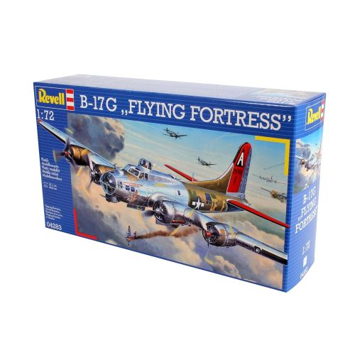  [아마존 핫딜]  [아마존핫딜]Revell Modellbausatz Flugzeug 1:72 - B-17G Flying Fortress im Massstab 1:72, Level 5, originalgetreue Nachbildung mit vielen Details, 04283