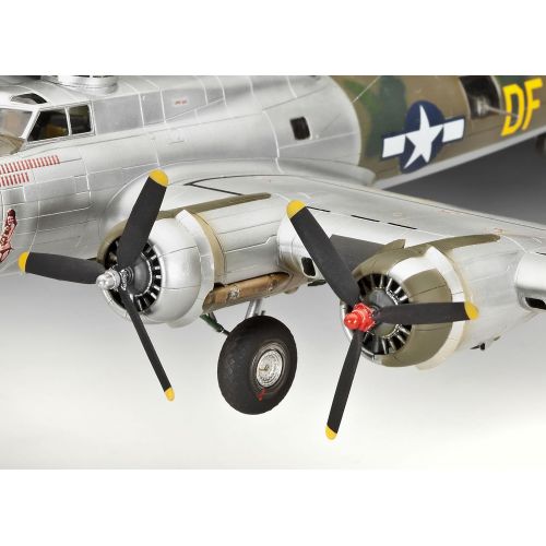  [아마존 핫딜]  [아마존핫딜]Revell Modellbausatz Flugzeug 1:72 - B-17G Flying Fortress im Massstab 1:72, Level 5, originalgetreue Nachbildung mit vielen Details, 04283