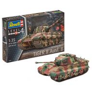 [아마존 핫딜]  [아마존핫딜]Revell Modellbausatz Panzer 1:35 - TigerII Ausf.B (Henschel Turret) im Massstab 1:35, Level 4, originalgetreue Nachbildung mit vielen Details, 03249