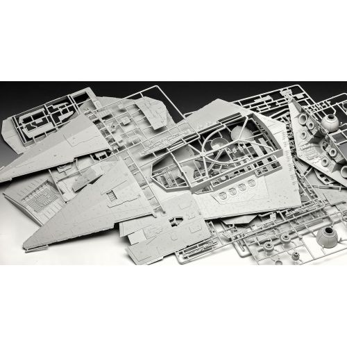  [아마존 핫딜]  [아마존핫딜]Revell 06719 Modellbausatz, Star Wars 1:2700-Imperial Destroyer, Level 4, orginalgetreue Nachbildung mit vielen Details-06719