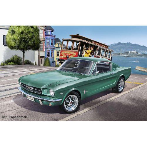  Revell Germany 1965 Ford Mustang 2+2 Fastback Plastic Model Kit (1/25 Scale)