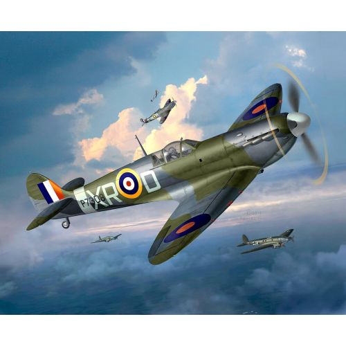  Revell Spitfire Mk.II Model Kit, 1: 48 Scale