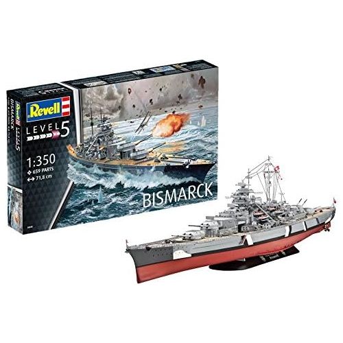  Revell of Germany Revell Germany Battleship Bismarck Model Kit