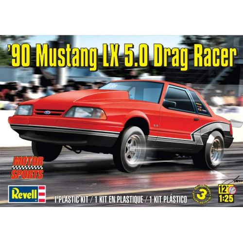 RevellMonogram 90 Mustang LX 5.0 Drag Racer Model Kit