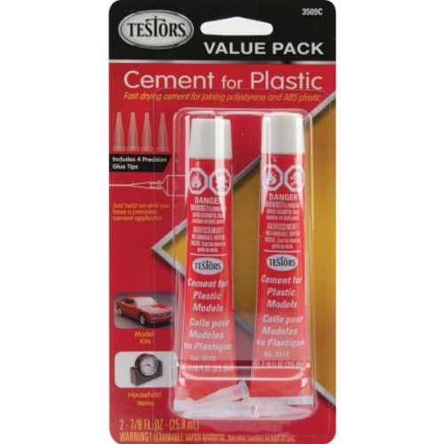  Bundle Includes Revell 1:48 P - 51D Mustang and Testors 3509C Testors Plastic Cement Value Pack and Testors Model Car Acrylic Paint Pot Set