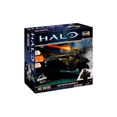  Revell 00060 - Halo Build and Play UNSC Warthog with Lights & Sounds