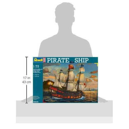  Revell of Germany Pirate Ship Plastic Model Kit