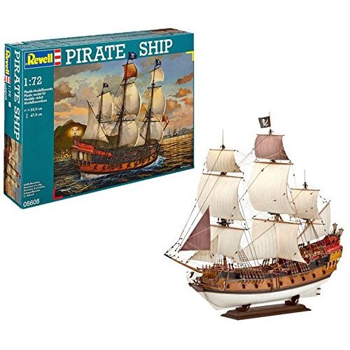  Revell of Germany Pirate Ship Plastic Model Kit