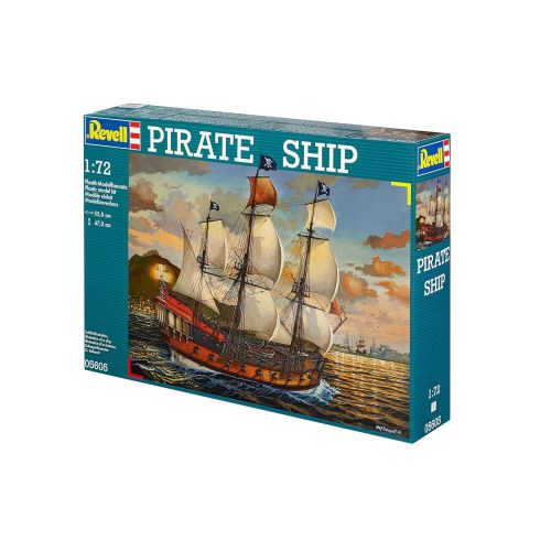  Revell of Germany Pirate Ship Plastic Model Kit