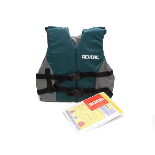  Revere Infant Child Youth Kids Life Jacket for Children Boat Swimming Swim Safety PFD Vest Green/Grey