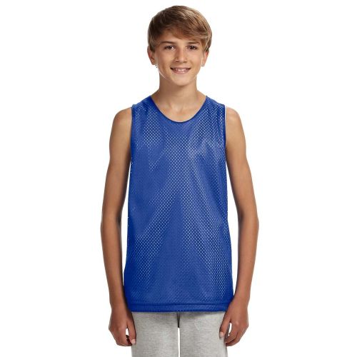  Reversible Boys RoyalWhite Mesh Tank