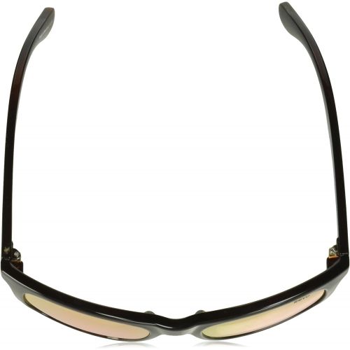  Revo Unisex RE 1000 Huddie Wayfarer Polarized UV Protection Sunglasses, Tortoise Frame, Champagne Lens