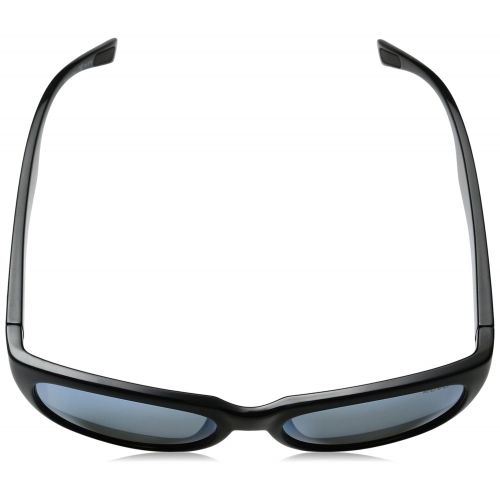  Revo Womens Polarized Sunglasses Barclay Cat Eye Frame 54 mm, Black Frame, Blue Water