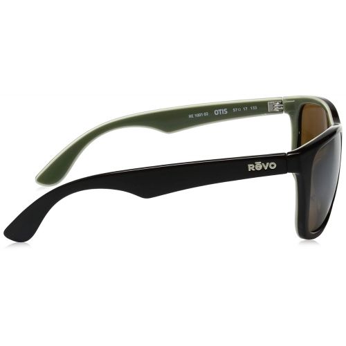  Revo Unisex 1001 Otis Polarized Square Sunglasses