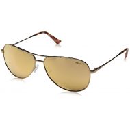 Revo Relay Polarized Aviator Sunglasses, Rose Gold Champagne, 59 mm