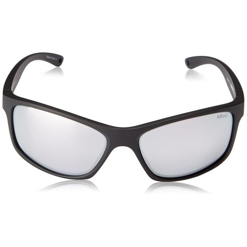  Revo Harness RE 4071 09 BL Polarized Wrap Sunglasses, Crystal, 61 mm