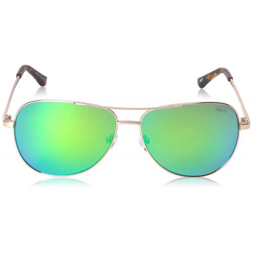  Revo Womens Polarized Sunglasses Johnston Aviator Frame 58 mm