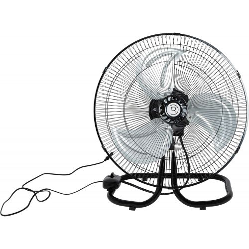  [아마존베스트]Revolio Stand fan made of metal and plastic 3 in 1, 50 cm diameter, adjustable speed and height 100 - 130 cm.