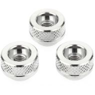 Revolution Brass Cymbal Fasteners - Chrome-plated (3-pack)