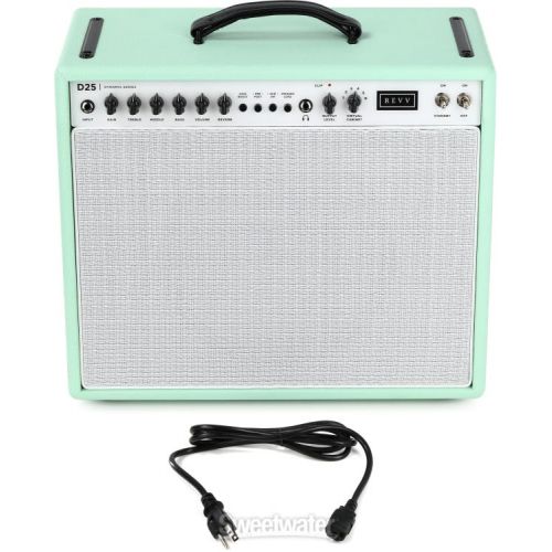  Revv Dynamis D25 Combo Amp - Seafoam Green - Sweetwater Exclusive