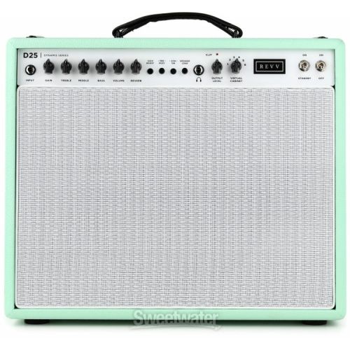  Revv Dynamis D25 Combo Amp - Seafoam Green - Sweetwater Exclusive