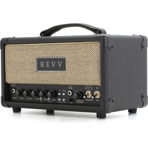  Revv G20 20/4-watt Tube Head - Black Tolex Demo