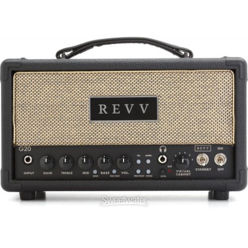  Revv G20 20/4-watt Tube Head - Black Tolex Demo