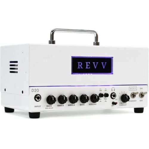  Revv D20 20/4-watt Tube Head and 1 x 12-inch Cabinet Bundle - White