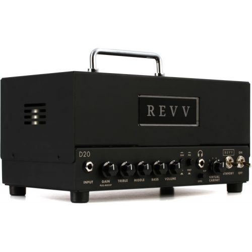  Revv D20 20/4-watt Tube Head and 1 x 12-inch Cabinet Bundle - Black