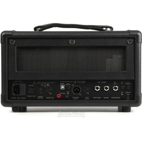  Revv G20 Tolexed Headshell 20/4-watt, 2-channel Tube Guitar Amp Head - Charcoal Tweed, Sweetwater Exclusive